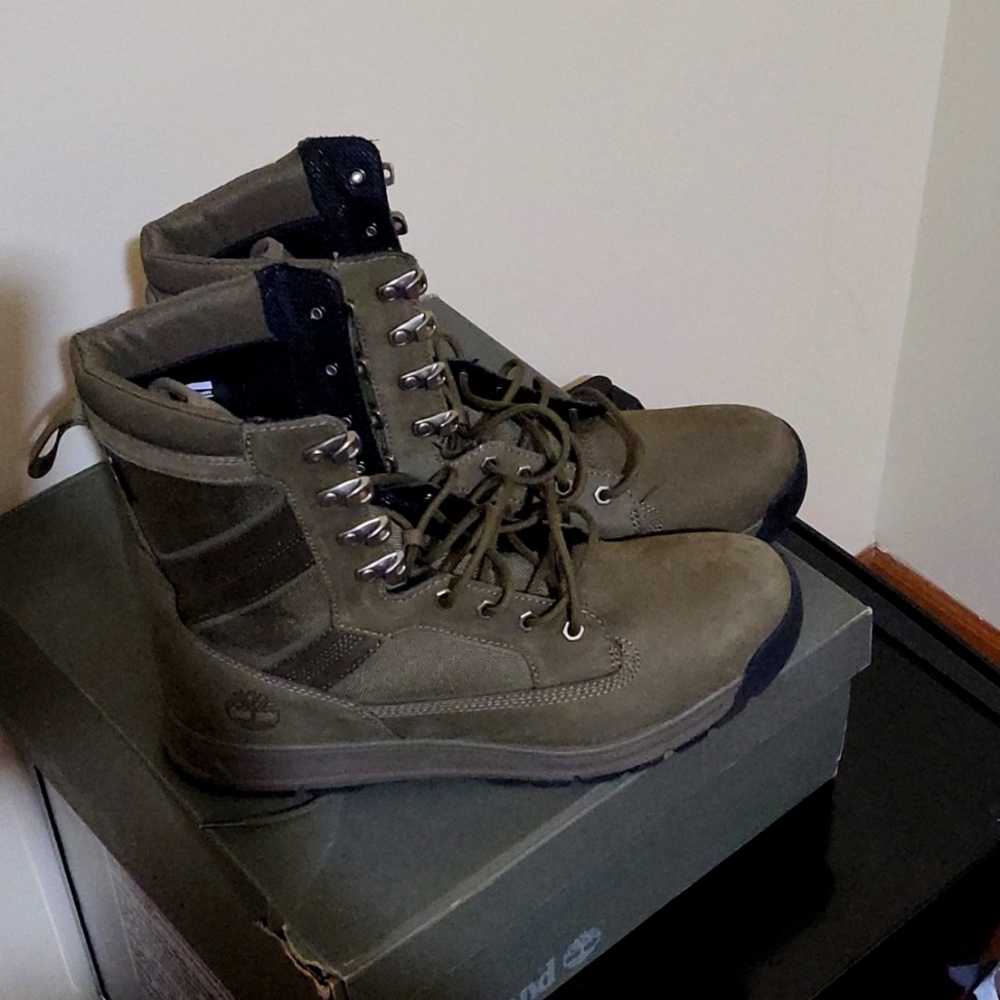 🔥Timberland field guide tall olive green size 11🔥
